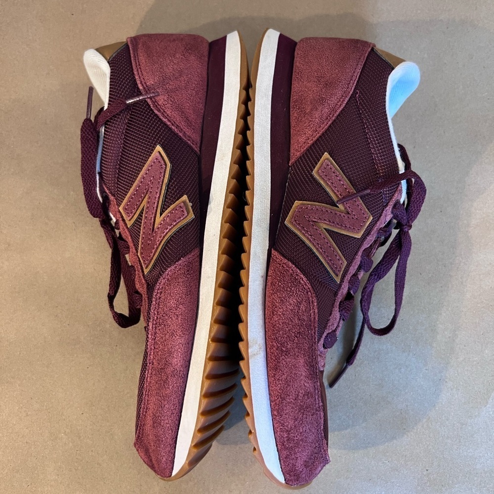 New Balance Men’s 501 Burgundy Suede Running Shoes Size UK 8 US 8.5 - Picture 5 of 13
